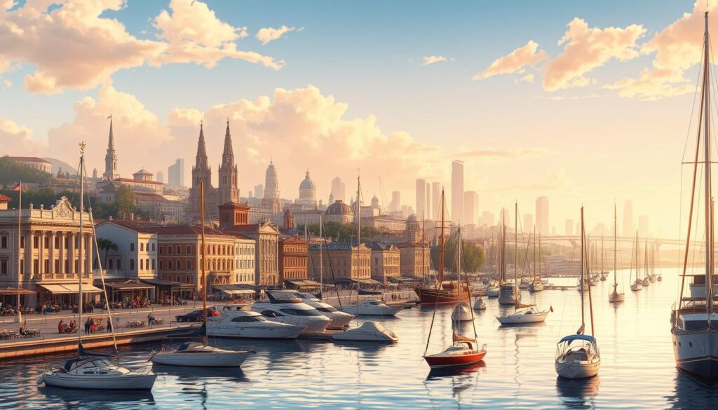 port city waterfront