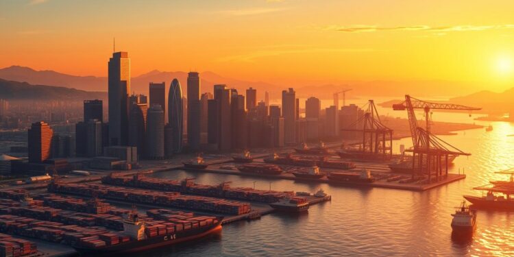 type of city with a harbor