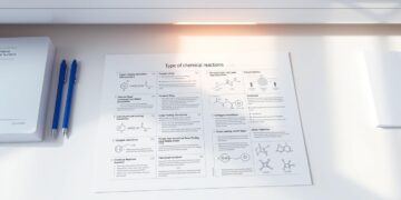types of chemical reactions worksheet